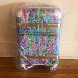 Lilly Pulitzer Rolling Suitcase NEW